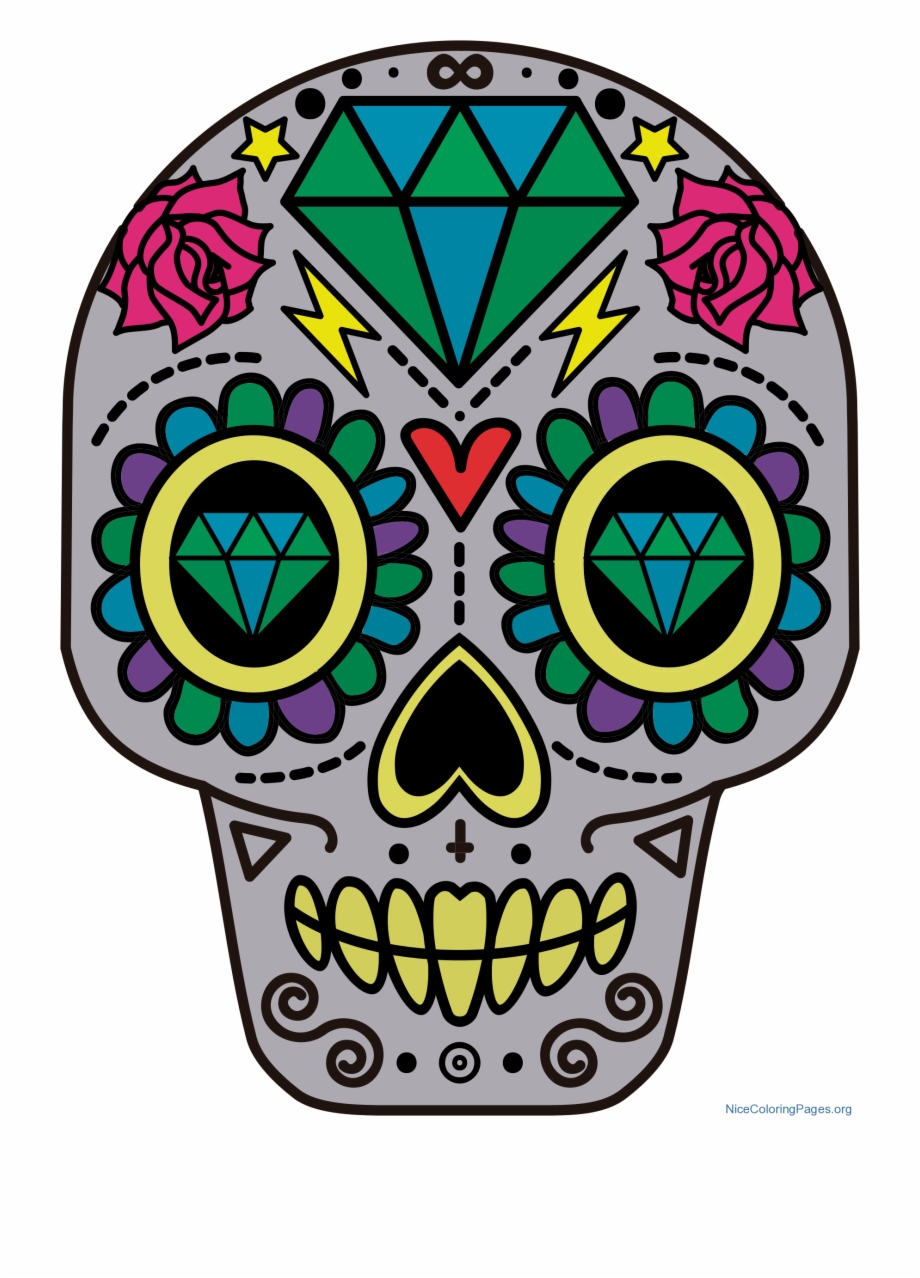 920x1278 Sugar Skull Clipart Png Free Png Images Clipart Download