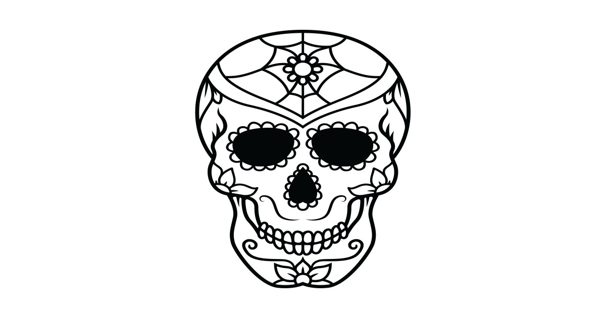 1200x630 Sugar Skull Skeleton Face Portrait Day Of The Dead Dia De Los