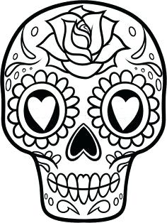 236x314 How To Draw A Sugar Skull Free Awesome Sugar Skull Graphics Where