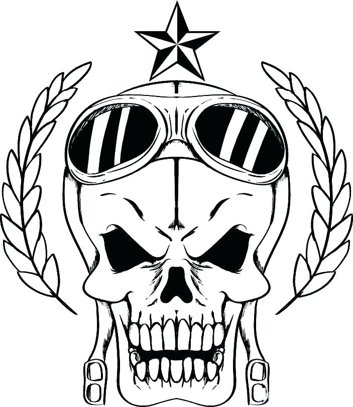 703x810 Mexican Sugar Skull Coloring Pages Line Drawing At Free