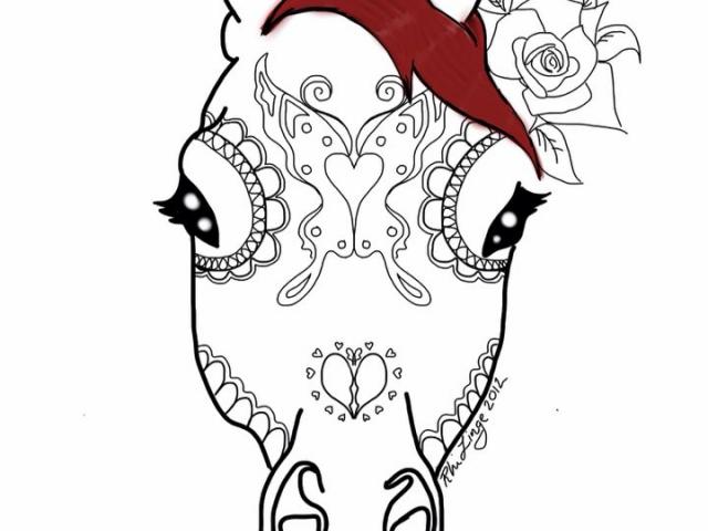 640x480 Free Sugar Skull Clipart, Download Free Clip Art