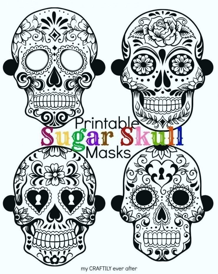 740x930 Sugar Skull Design Template Roses And Sugar Skull Tattoo Designs