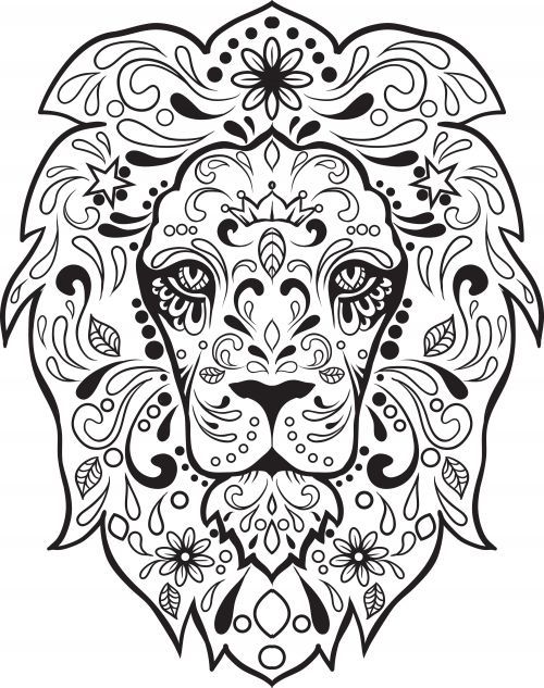 500x633 Lion Sugar Skull Tattoos Ideas And Designs