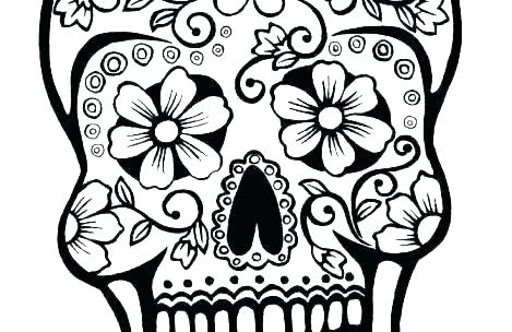 469x304 Sugar Skull Coloring Book For Adults Colouring La Day Of The Dead