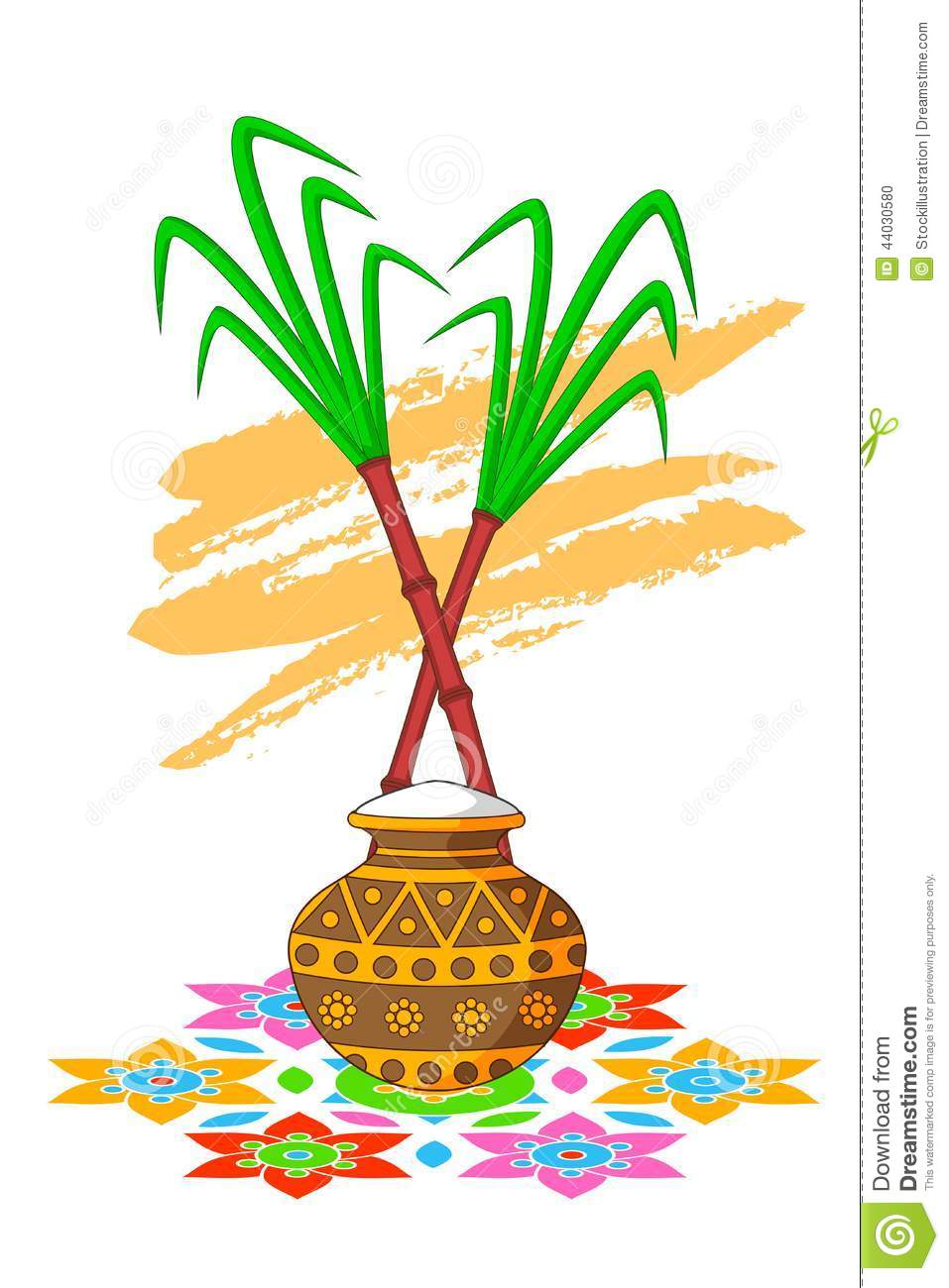 957x1300 Pongal Sugarcane Clipart