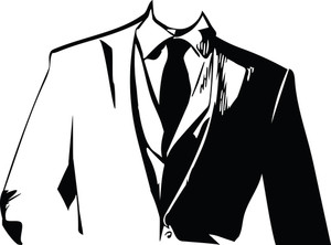 300x222 Drawing Of Elegant Young Fashion Man In Tuxedo Posing Vector