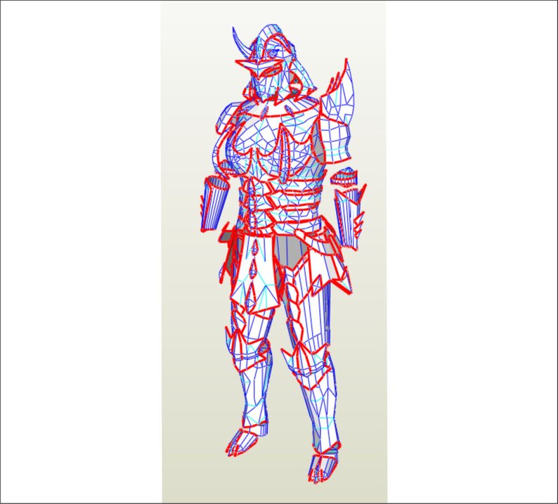 794x717 Foam Templates Of Monster Hunter Female Relic Armor Suit Pdf Etsy