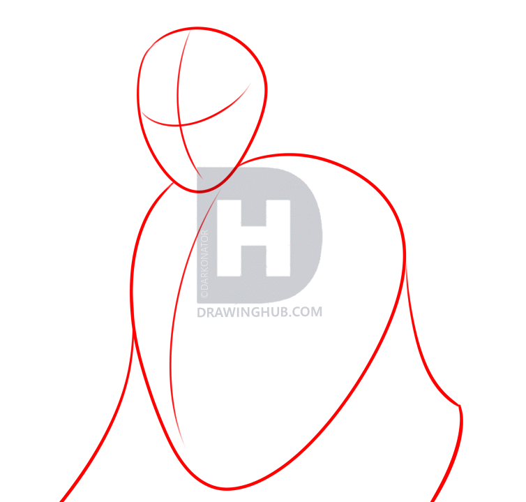 754x719 How To Draw Omega From Fortnite, Step