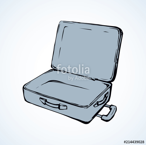 500x494 Suitcase Vector Drawing Stock Image And Royalty Free Vector