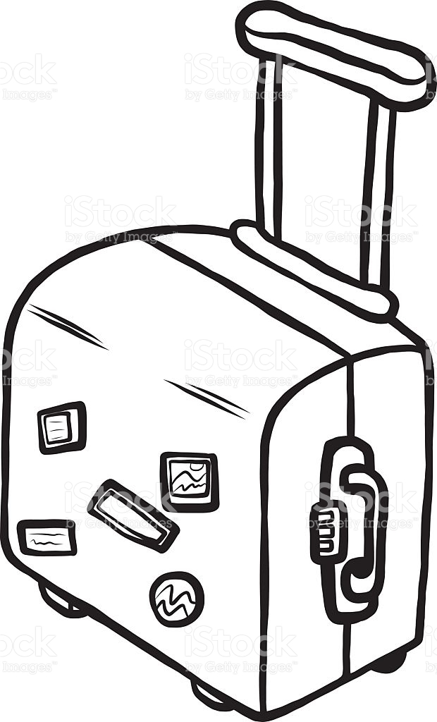 620x1024 Drawing Bag Suitcase For Free Download