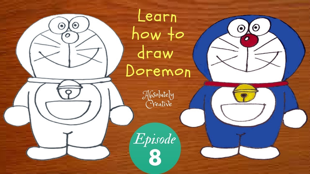 1280x720 Learn How To Draw Doremon Episode