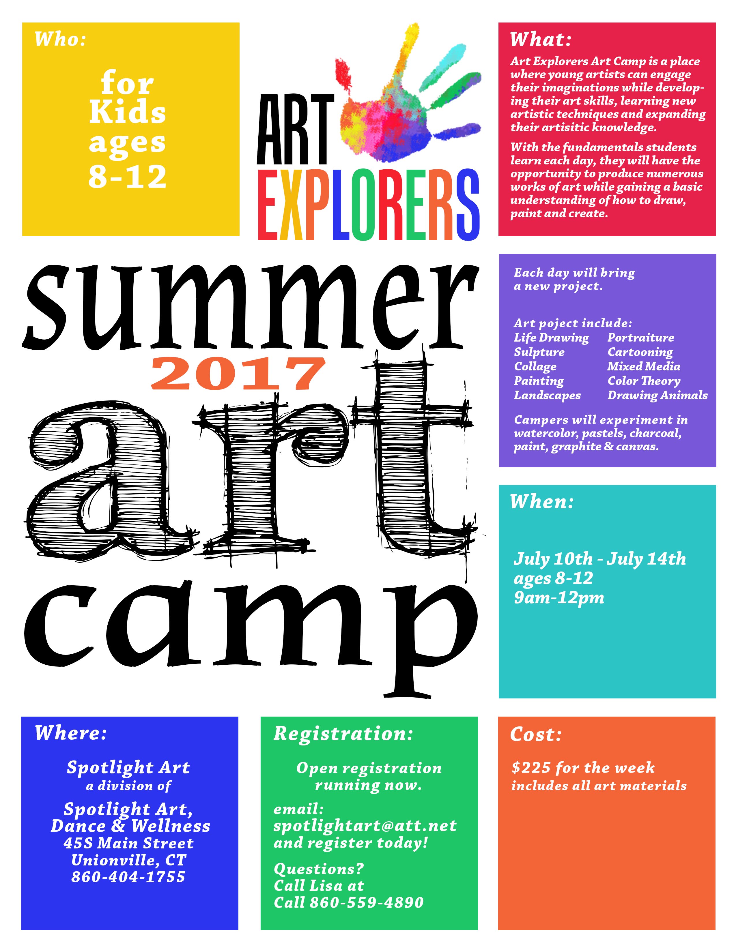 2550x3300 Summer Art Camp For Kids Spotlight Art Dance Wellness