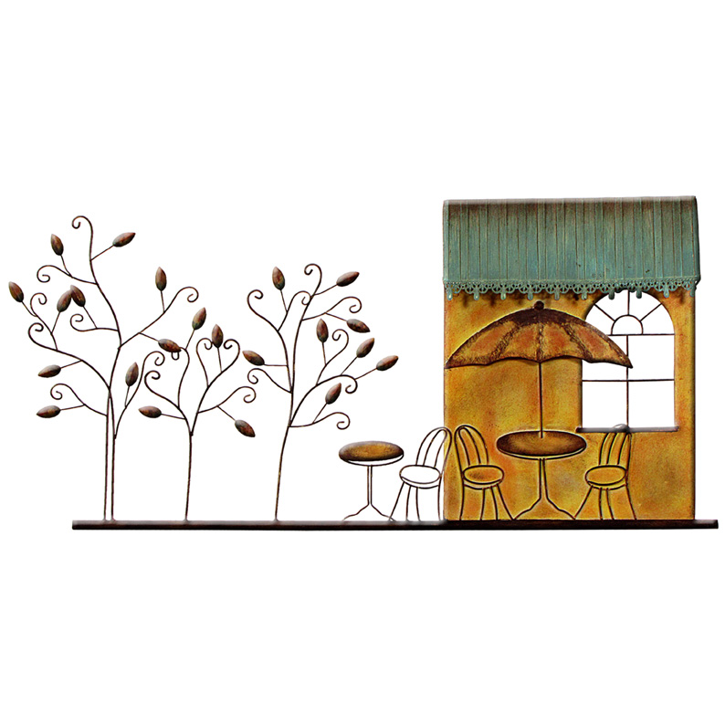 794x794 Summer Patio Metal Wall