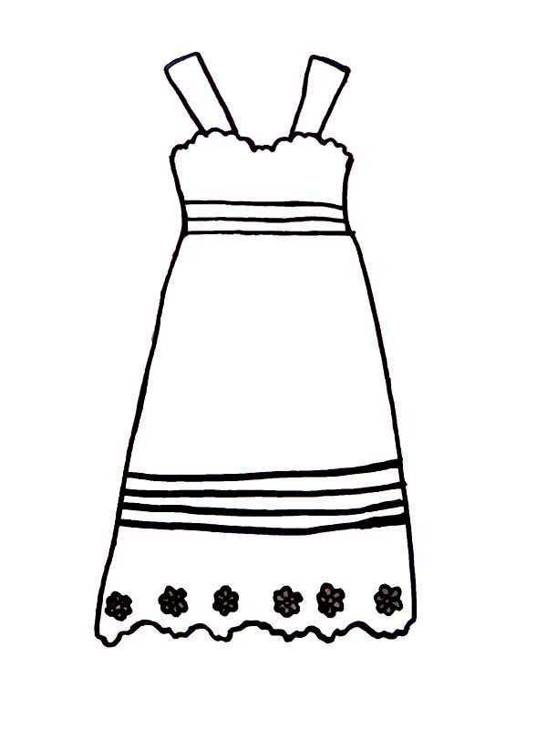 600x800 Coloring Pages Of Summer Clothes Luxury Drawings For Children