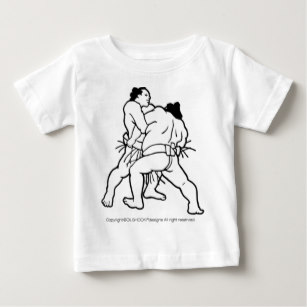307x307 Sumo Wrestler Baby Tops T Shirts Zazzle Ca
