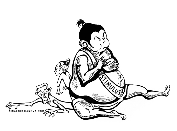 700x520 Sumo Wrestlers And Keynesian Economics Nina Kouprianova