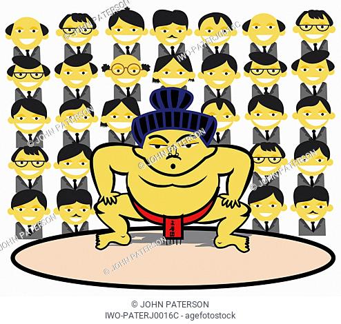 494x470 Sumo Drawing Stock Photos And Images Age Fotostock