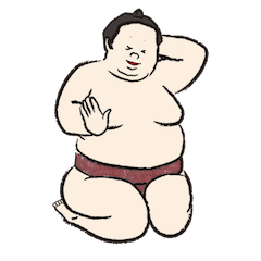 240x240 Brush To Draw Sumo Wrestler Line Stickers Line Store