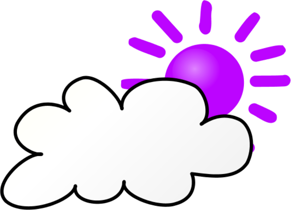 600x433 Sun Through Clouds Clipart