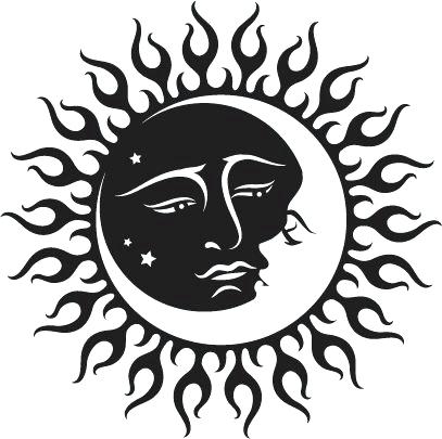 407x405 Sun And Moon Design