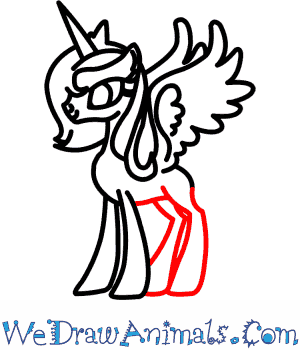 300x350 How To Draw Princess Luna From My Little Pony