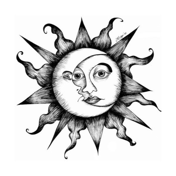 Sun And Moon Drawing Tumblr | Free download on ClipArtMag