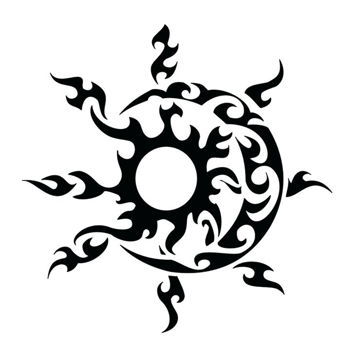 728x728 Sun And Moon Designs Cool Tattoos Stars Tattoo Small