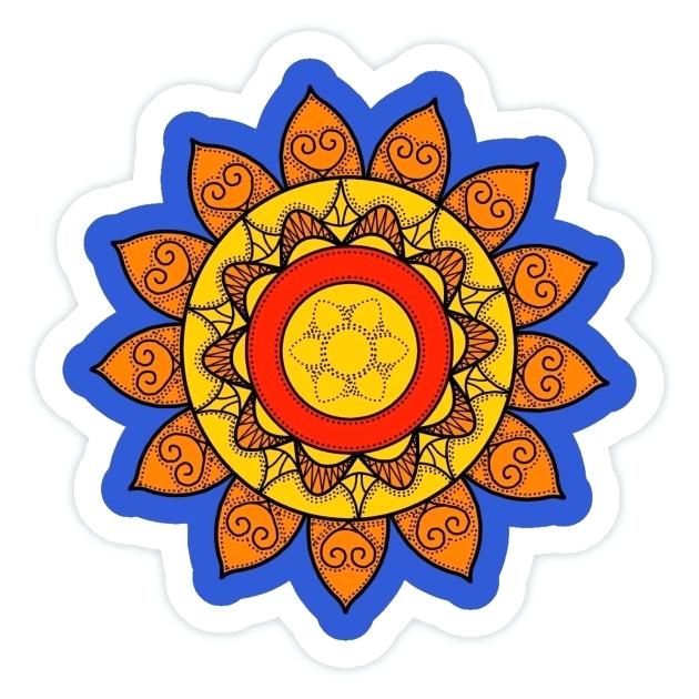 630x630 sun mandala golden sun mandala vertical sun and moon mandala