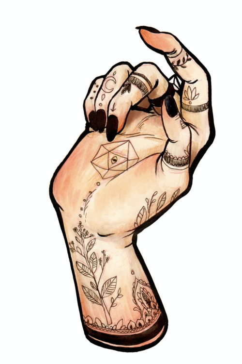 500x750 Lotus And Moon Tattoo Tumblr