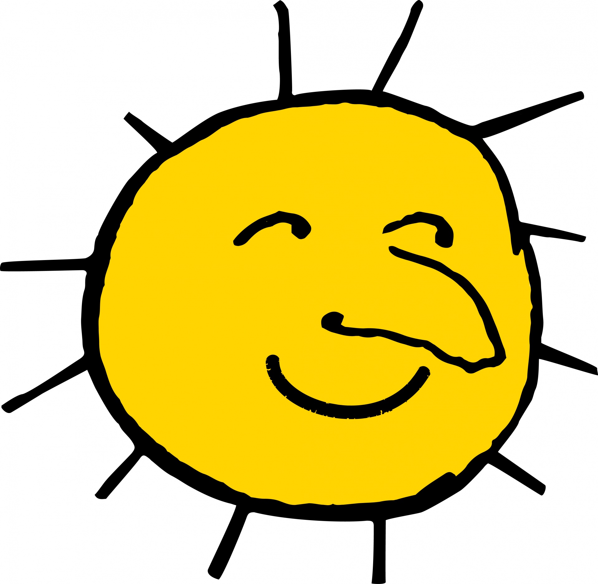 1920x1875 Sun, Happy, Smile, Smiling, Weather