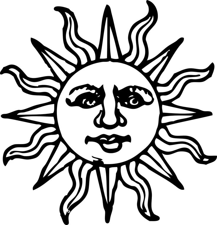 736x765 Sunshine Drawing Free Download