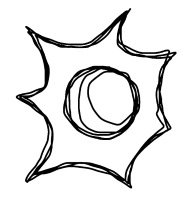 190x198 Sun Drawing Black Summer Hot Sunshine Minimalist Iphone Case