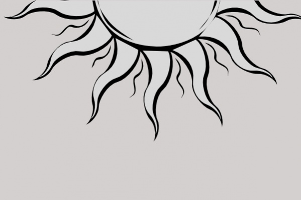 599x399 Half Sun Clip Art Clipart Collection