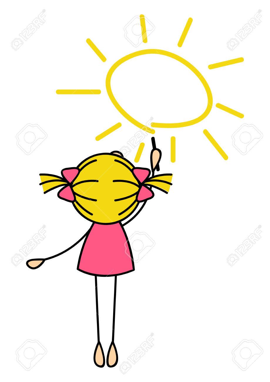 919x1300 Sun Clipart Clipart Girl