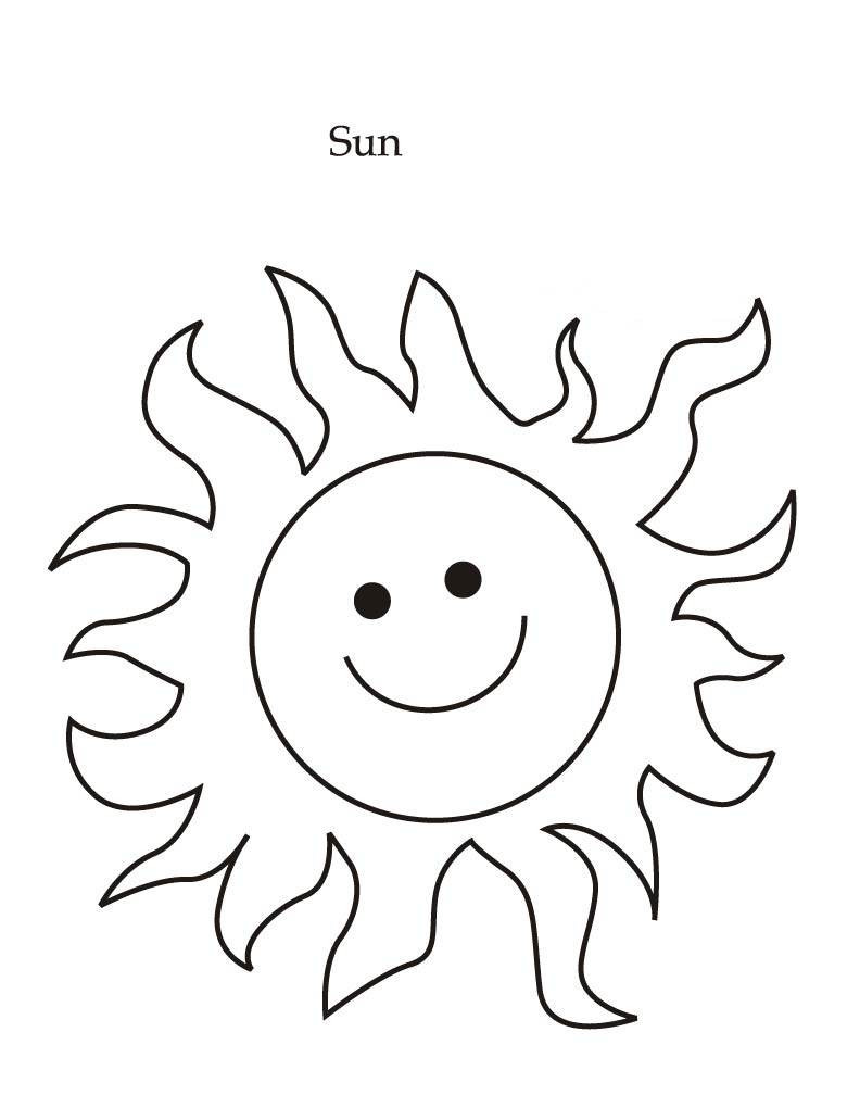 792x1008 Free Printable Sun Coloring Pages For Kids