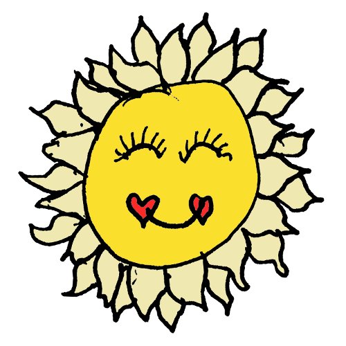 500x500 Mama Peggy's Sun Drawing Color