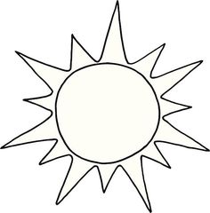 236x240 Simple Sun Drawing Black And White