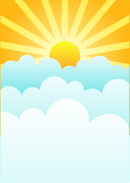 426x597 Rising Sun Clip Art