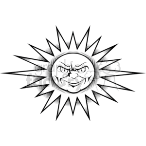 300x300 Sun Tattoo Design Clipart Royalty Free Clipart
