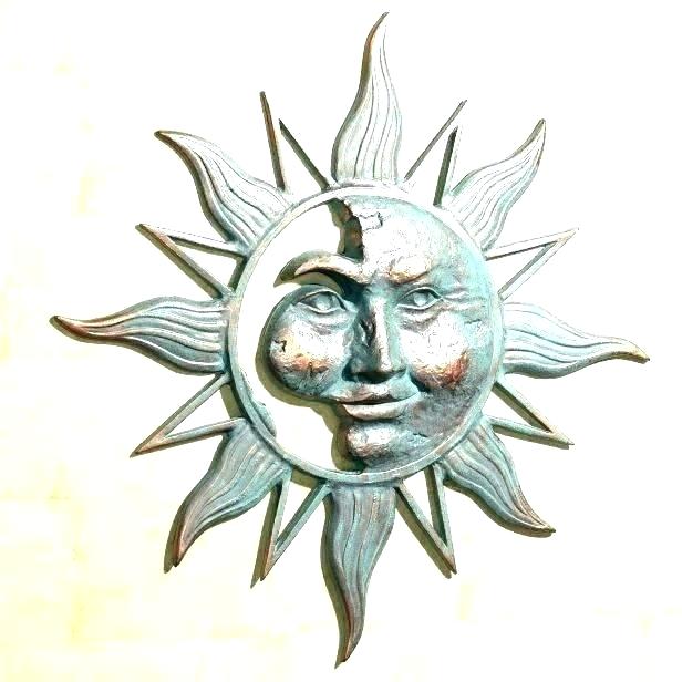 616x616 R Metal Sun Decor Wall Art Face Outdoor Srimas