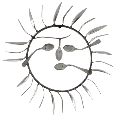 401x401 Fork And Spoon Sun Face Flat