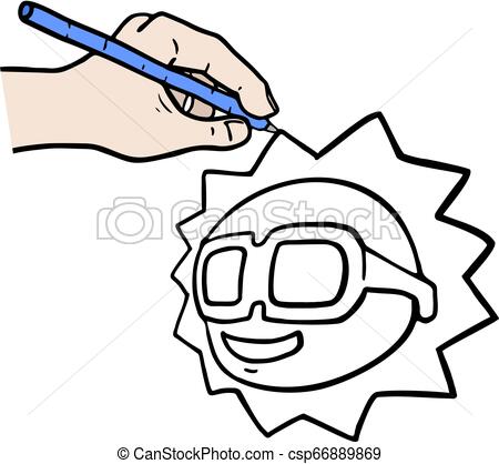 450x418 Sun Drawing Illustrations And Stock Art Sun Drawing