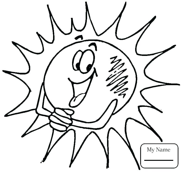 765x723 Coloring Pages Of The Sun Moon And Stars
