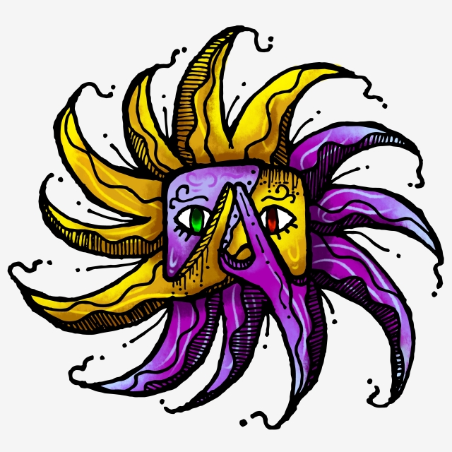 640x640 Commercial Hand Painted Sun Moon Star Roman Sun Painted,sun