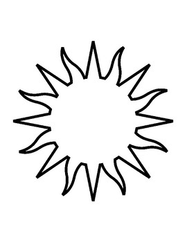 270x350 Sun Template For Art Project Sun Coloring