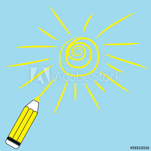500x500 Drawing Of Sun Made