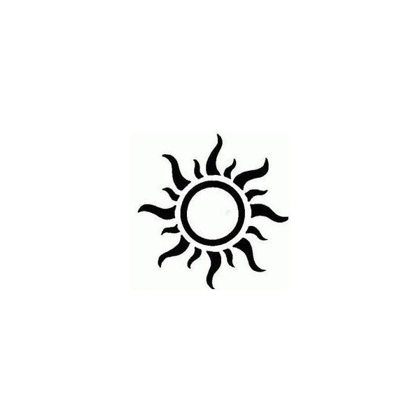 600x600 Sun Tattoo Designs Liked On Polyvore Featuring Accessories