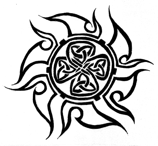 514x476 Celtic Sun Tattoos Designs And Pictures With Meanings