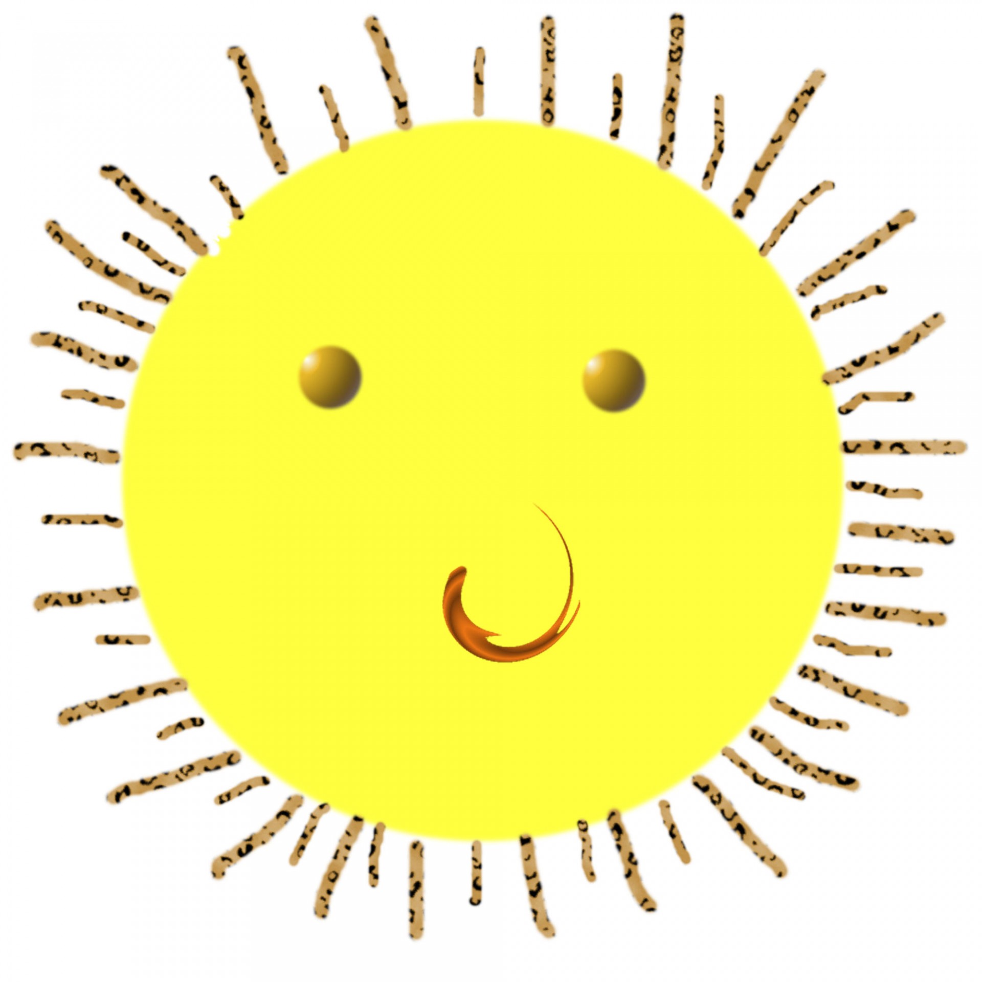 1920x1920 Sun, Summer, Drawing, Cartoon, Star