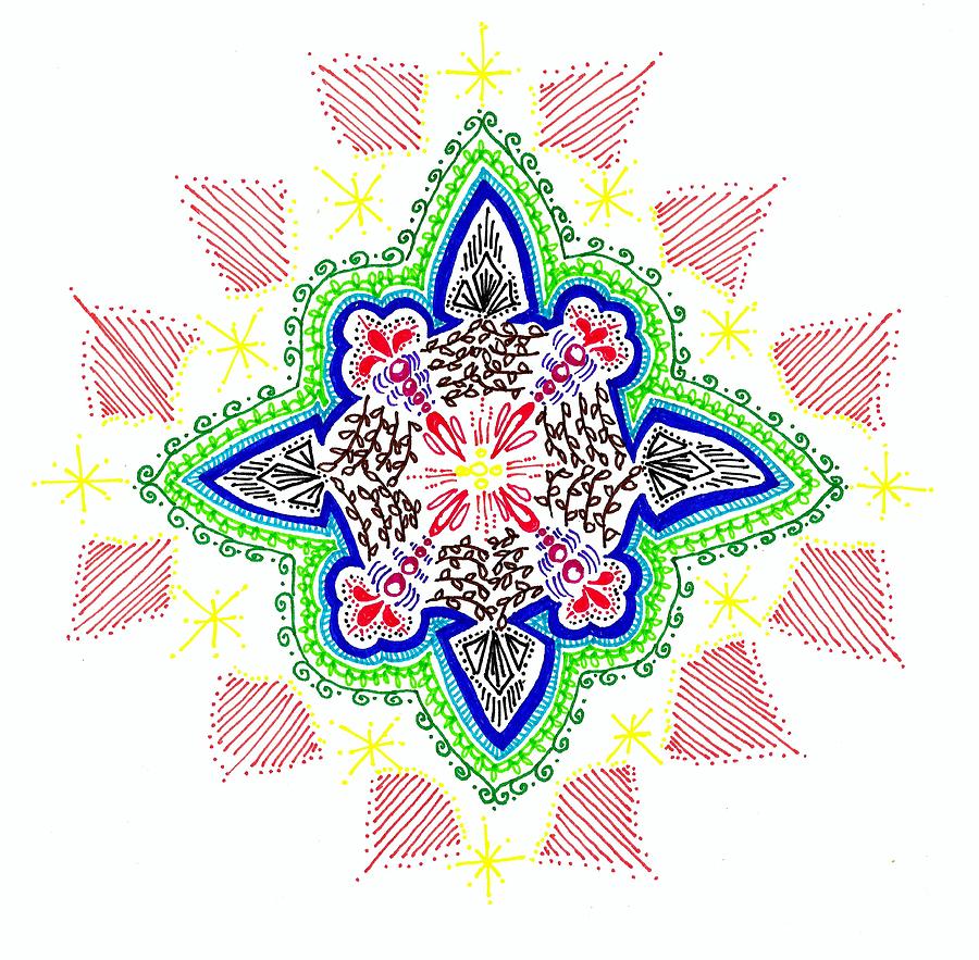 900x883 Sunburst Drawing